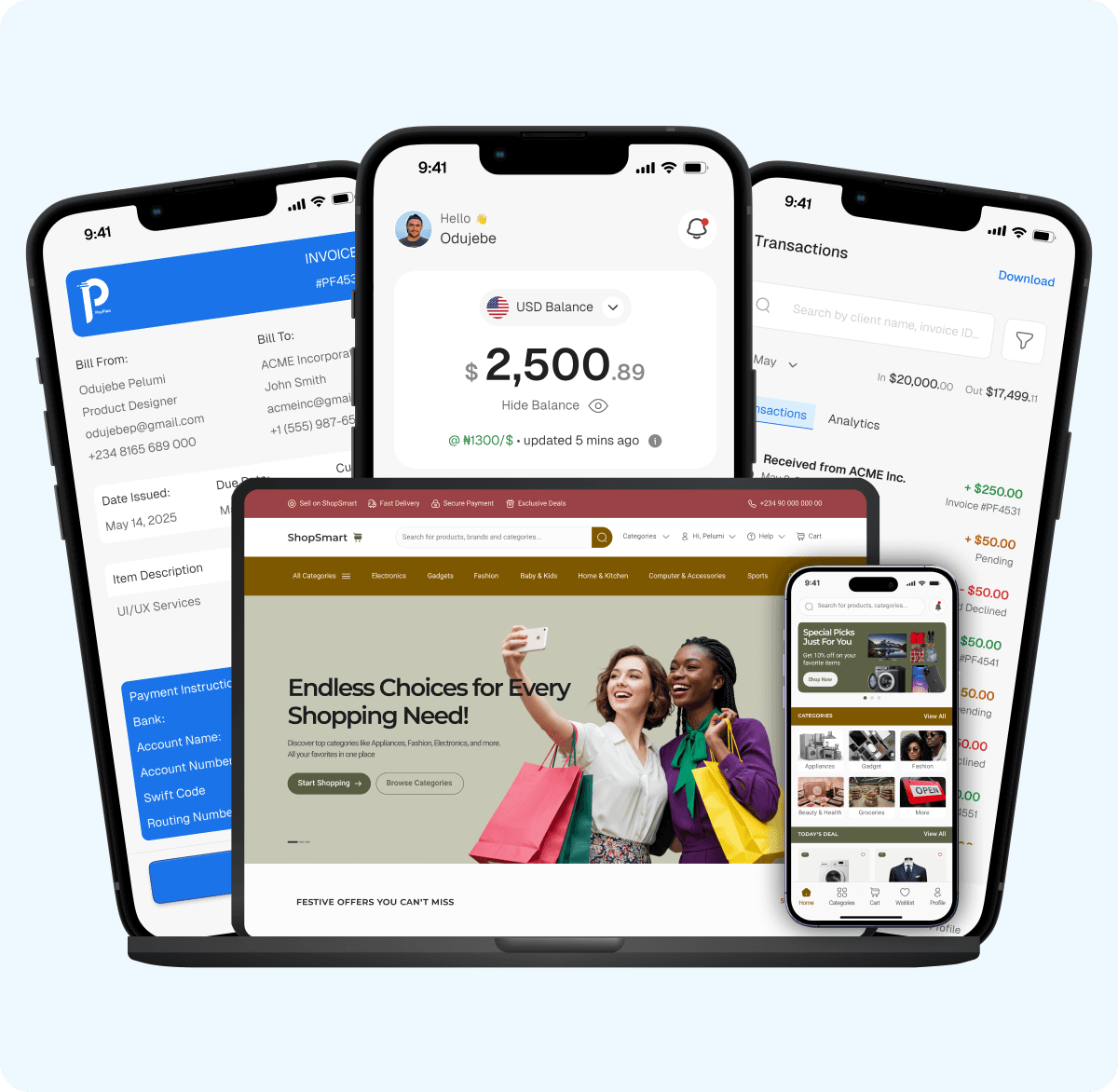 UX UI design services